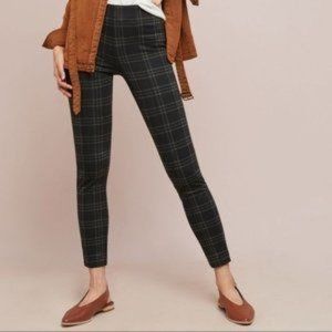 Sanctuary x Anthropologie Plaid Pintuck Legging Size XS